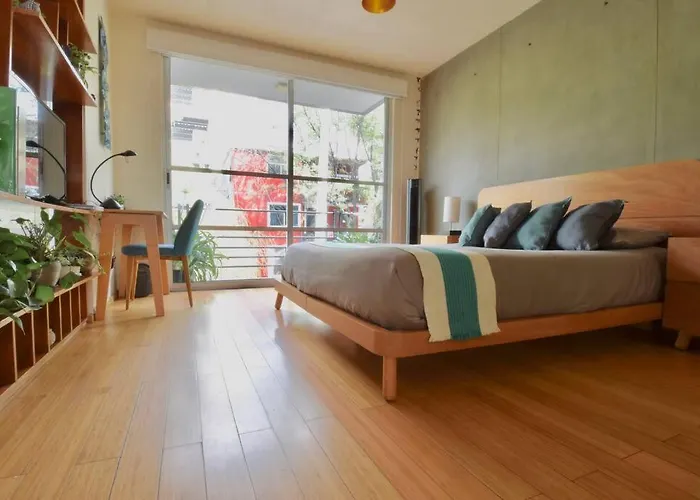 Beautiful Loft In Trendy Roma-condesa Elevator Apartamento *